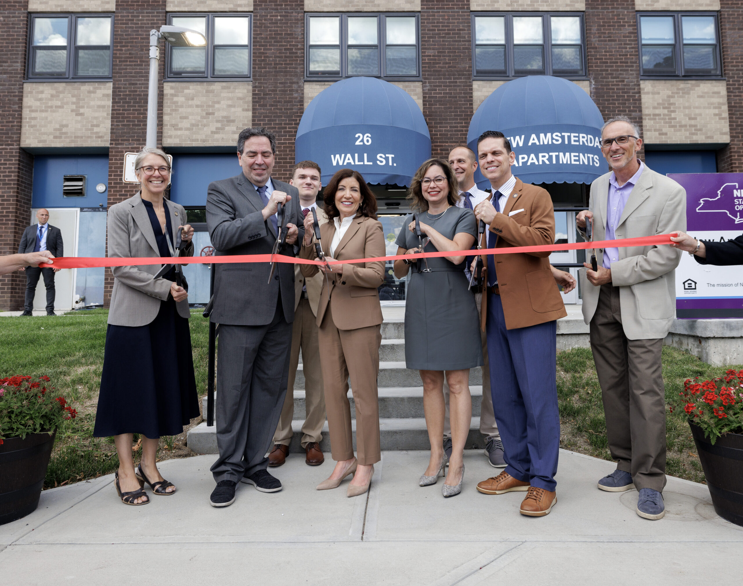 Rivercrest Development Corp ribbon cutting ceremony
